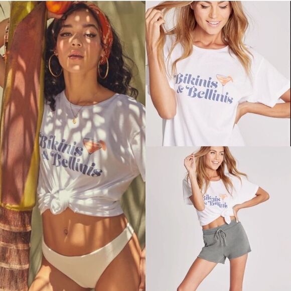 WILDFOX Bikinis & Bellinis Tee Top.Size M - Picture 1 of 11